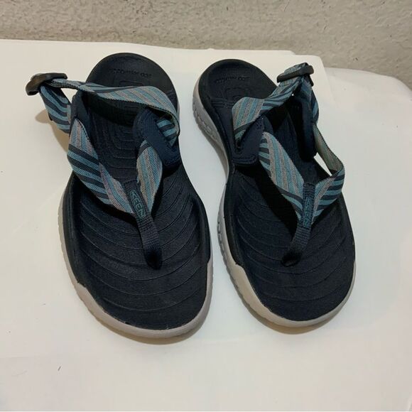 KEEN Aqua Stop Anatomic Footed Sport Sandals Women’s 6 Straps Buckle - Picture 5 of 10